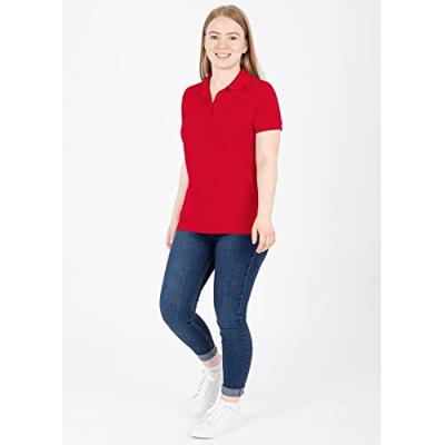 JAKO C6320K Polo Organic Kids - Rood - 140