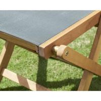 Trädgårdsstol Acacia Grijs (2 Stuks) - thumbnail