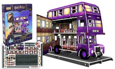3D-puzzel - Knight Bus - EXPLORA - 540310 - Harry Potter-licentie - 87 stukjes - Geschikt voor kinderen vanaf 8 jaar