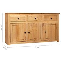 Dressoir Panama Range 135x40x80 cm massief grenenhout - thumbnail