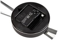 TFA Dostmann 60.3036.01 Wandklok Kwarts 50 cm x 96 mm x 310 mm x 33 mm Zwart - thumbnail