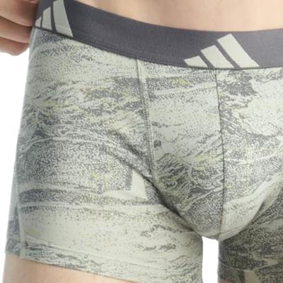 Adidas Boxershorts 3-pack flex cotton beige grijs