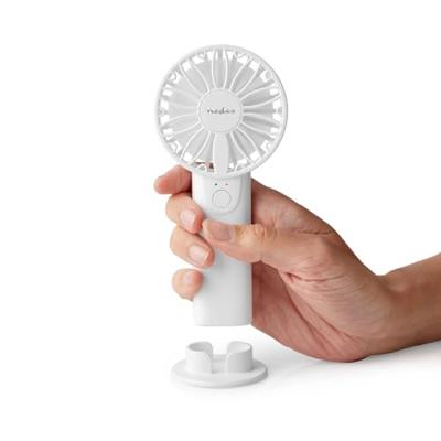Nedis Hand Ventilator | 60 mm | 2 Snelheden | Wit | 1 stuk - FNHH1WT FNHH1WT