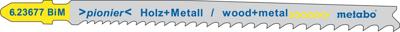 Metabo 623677000 5 decoupeerzaagbladen hout+metaal 5 stuk(s)