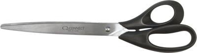 Q-CONNECT schaar, ft 25,5 cm, rechts, ronde punt, RVS, zwart, blister van 1 stuk Q-CONNECT schaar, ft 25,5 cm, rechts, ronde punt, RVS, zwart, blister van 1 stuk