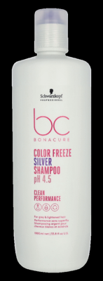 Schwarzkopf - Bonacure Color Freeze Silver Shampoo 1000 ml Dames