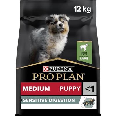 Pro Plan Medium Puppy Sensitive Digestion met lam hondenvoer 12 kg