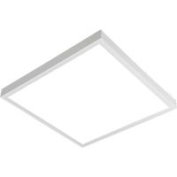 LED Paneel - Aigi Clena - 30x30 Helder/Koud Wit 6000K - 12W Opbouw Vierkant - Mat Wit - Flikkervrij - thumbnail