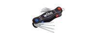 Wiha Plat, Kruiskop Phillips, Inbus Haakse schroevendraaierset 0.7 mm, 0.9 mm, 1.3 mm, 1.5 mm, 2 mm PH 00 8-delig - thumbnail