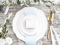 Traktatiedoosjes met gouden takjes print (10st) - thumbnail