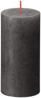 Bolsius Rustiek stompkaars 100/50 grijs - thumbnail