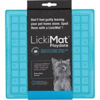 LickiMat likmat voor hond en kat - 20x20 cm - Turquoise - thumbnail