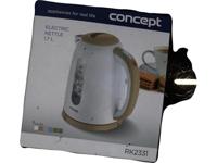 Concept RK2331 waterkoker 1,7 l 2200 W Beige, Wit - thumbnail