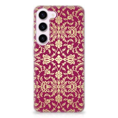 Siliconen Hoesje Samsung Galaxy S23 Barok Pink Siliconen Hoesje Samsung Galaxy S23 Barok Pink