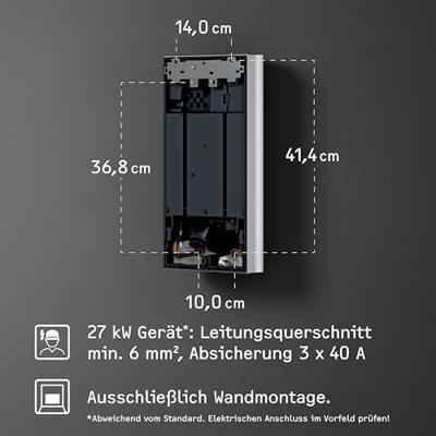 Stiebel Eltron 236740 DEL 27 Plus Doorstroomboiler A (A+ - F) Elektronisch 27 kW - thumbnail