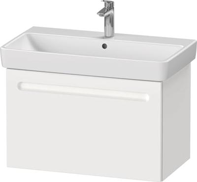 Wastafelkast Duravit No.1 Met 1 Lade 74.x42.6x47.8 cm Met Geïntegreerde Greep Mat Wit Duravit