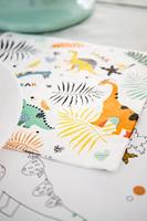 Folat BV Kleurplaat placemat dino roars, 6st. - thumbnail