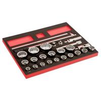 Bahco Foaminlay Fit&Go 3/3 met doppen en toebehoren 3/4" - 26-delig - FF1A2301 - thumbnail