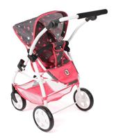 Combi-poppenwagen Emotion - Vlinders Koraal - thumbnail