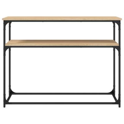 Wandtafel 100x35,5x75 cm bewerkt hout sonoma eikenkleurig