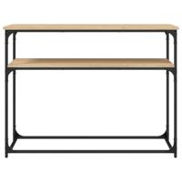 Wandtafel 100x35,5x75 cm bewerkt hout sonoma eikenkleurig - thumbnail