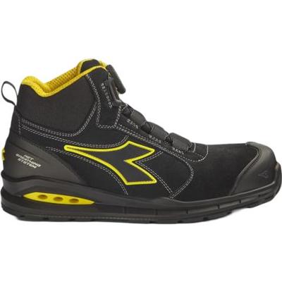 Diadora Werkschoen Run NET AB MSTR BOA MID S3S 182533 | Zwart | Maat 48 - 8054795144243