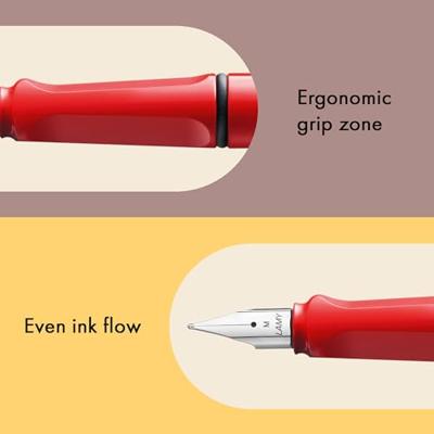 Kalligrafiepen Lamy Safari 016M Rood Blauw