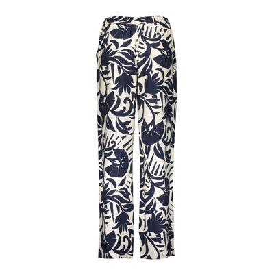 Geisha Pants Naive Flower 61141-26 Broek 675 Navy/off-white