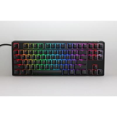 Ducky one 3 classic tkl rgb mechanisch toetsenbord (zwart, us lay-out (qwerty), cherry mx silent red, 80% (tkl) , rgb led, double-shot pbt, hot-swappable, quack mechanics, 80%)
