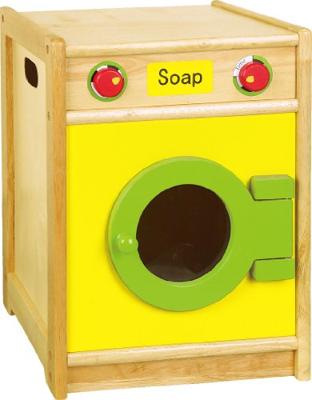 VIGA speel wasmachine, afm 40x54x36 cm, 1 stuk VIGA speel wasmachine, afm 40x54x36 cm, 1 stuk