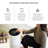 Bosch Home Comfort 7733703377 Air 6000i Luchtreiniger 125 m² Wit, Zwart - thumbnail