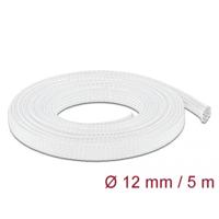 Delock 20694 20694 Gevlochten slang Wit Polyester 5 m 1 stuk(s) - thumbnail