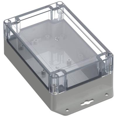 TRU COMPONENTS TC-10860804 Flensbehuizing 150 x 100 x 60 Polycarbonaat Lichtgrijs 1 stuk(s)