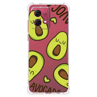 Motorola Moto G84 Stevig | Bumper Hoesje | Avocado Singing Motorola Moto G84 Stevig | Bumper Hoesje | Avocado Singing