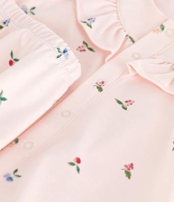 Babyjurk + bloomer met fruitprint PETIT BATEAU rouge