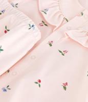 Babyjurk + bloomer met fruitprint PETIT BATEAU rouge - thumbnail