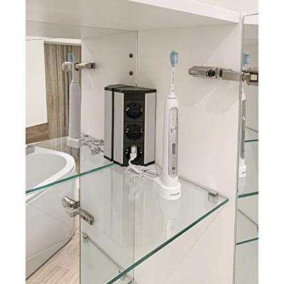 EVOline 159360001300 Stekkerdoos 3-voudig Zwart, Zilver Randaarde stekker 1 stuk(s)