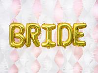 Folieballon Goud Letter &apos;E&apos; - 35cm - thumbnail