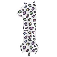 Folieballon Cijfer 1 Wit Met Panterprint (86cm) - thumbnail