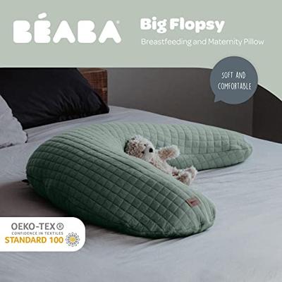 Kraam- en borstvoedingskussen BEABA Big Flopsy groen Kraam- en borstvoedingskussen BEABA Big Flopsy groen