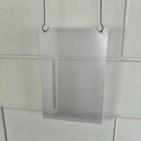 Prijskaarthoes vertikaal voor 210x297 mm - 60 stuks - thumbnail