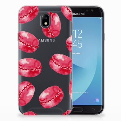 Samsung Galaxy J7 2017 | J7 Pro | Siliconen Case | Pink Macarons