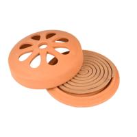 Citronella spiralen in terracotta - thumbnail