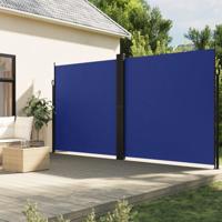 Windscherm uittrekbaar 200x1000 cm blauw - thumbnail