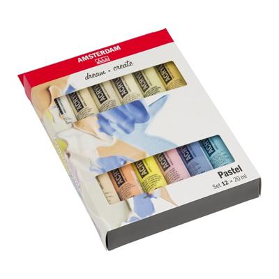 Bruynzeel Amsterdam standard series acrylverf pastel set 20ml, 12dlg. - thumbnail
