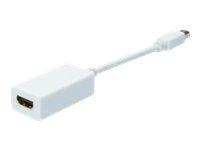 Digitus AK-340411-001-W DisplayPort / HDMI Adapter [1x Mini-DisplayPort stekker - 1x HDMI-bus] Wit 15.00 cm - thumbnail