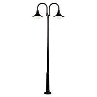 Albert Lantaarnpaal buitenLanor 2-lichts - zwart - 662047 - thumbnail
