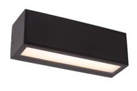 Lucide SUTTON - Wandlamp - Zonne-energie - LED - 1x1,5W 2700K/3000K - IP54 - Dag/nacht sensor - Zwart - thumbnail