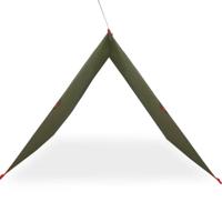 VidaXL Kampeerluifel waterdicht 366x306 cm olijfgroen - thumbnail