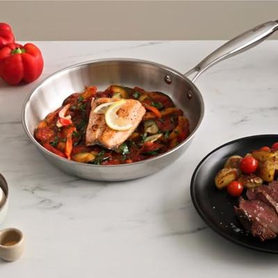 Pan Ibili Roestvrij staal Aluminium Ø 30 cm